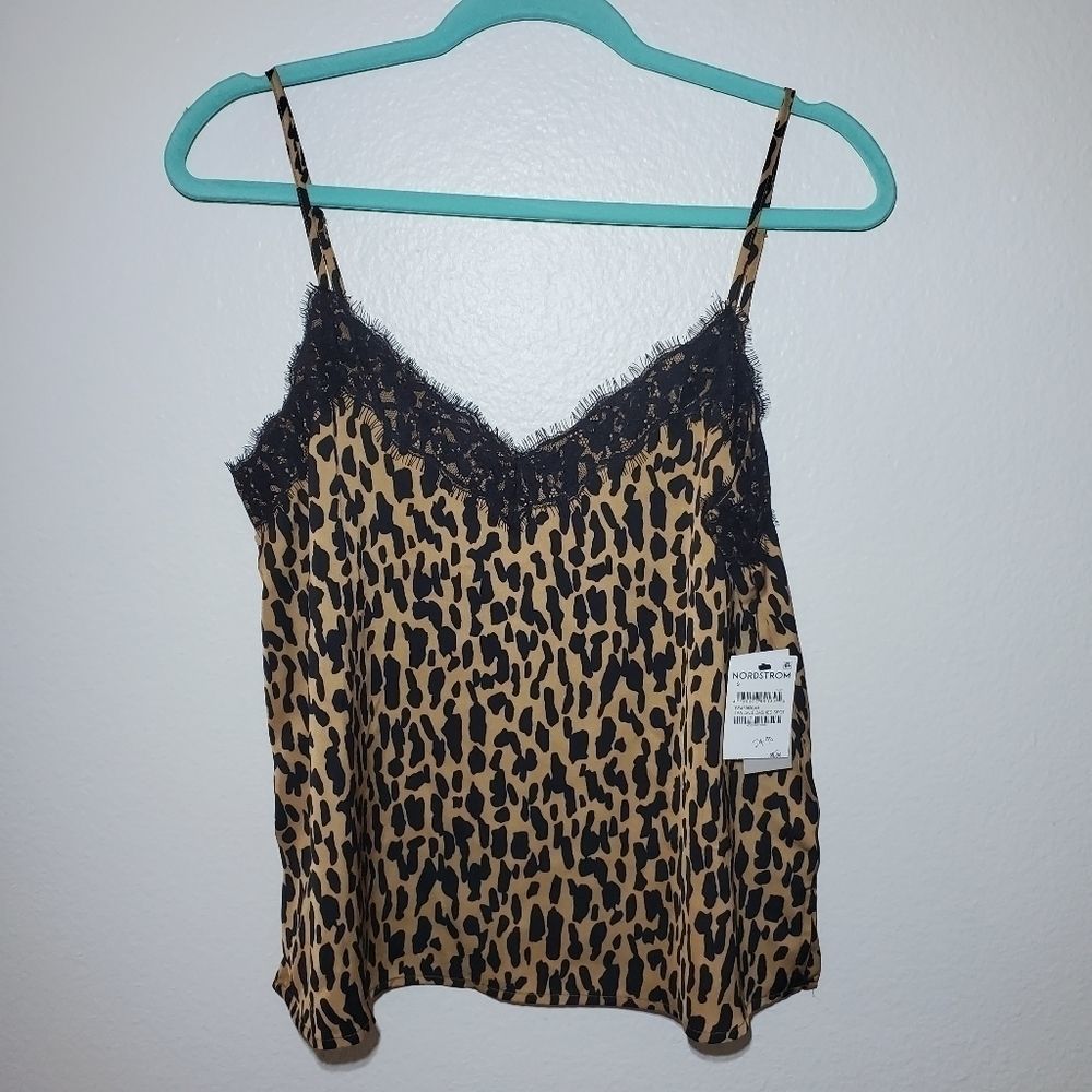 Cheetah print pajama top